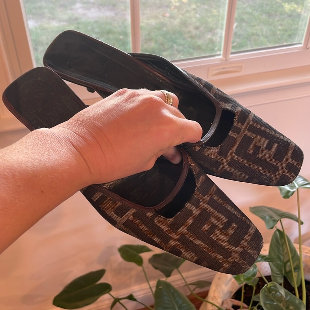 Vintage fendi mules